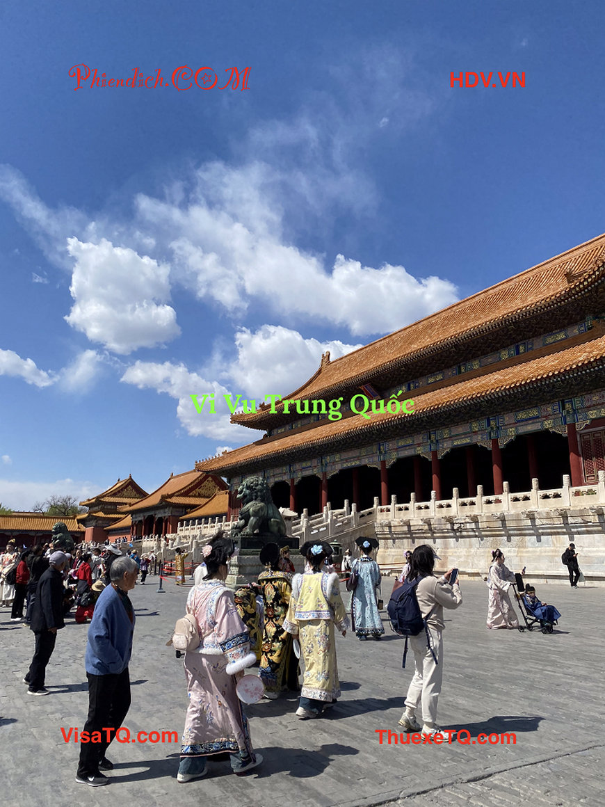 Khám phá Tử Cấm Thành cùng hướng dẫn viên người Việt tại Bắc Kinh.